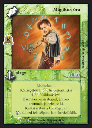 Kiadás: Alappakli, 10. kiadás
Gyakoriság: ritka