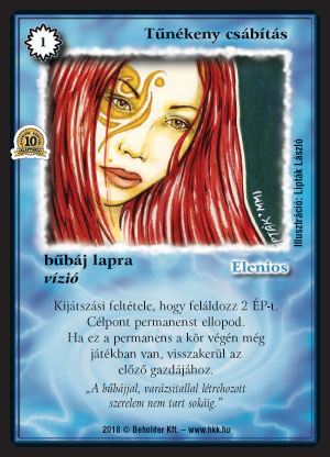 Kiadás: Alappakli, 10. kiadás
Gyakoriság: ritka