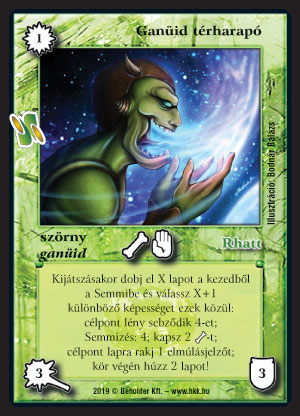 Kiadás: Kódos lapok
Gyakoriság: ritka