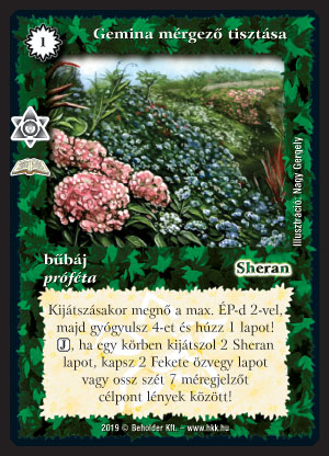 Kiadás: Próféciák (Zén)
Gyakoriság: ritka