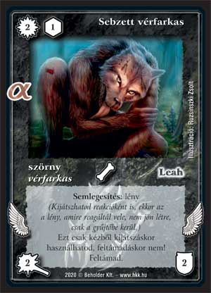 Kiadás: Alfa pakli – Vérfarkasok
Gyakoriság: gyakori