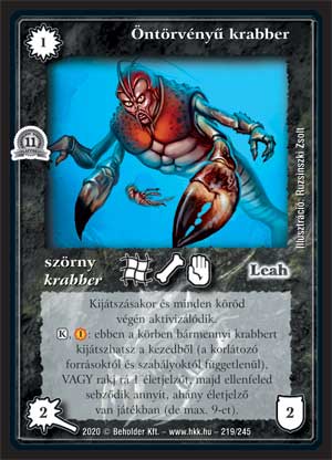 Kiadás: Alappakli, 11. kiadás
Gyakoriság: nem gyakori