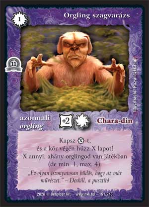 Kiadás: Alappakli, 11. kiadás
Gyakoriság: nem gyakori