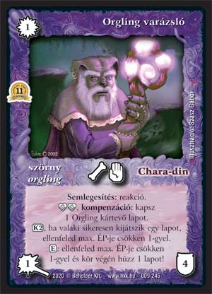 Kiadás: Alappakli, 11. kiadás
Gyakoriság: ritka