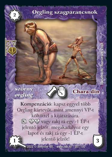 Kiadás: Roxat céhei
Gyakoriság: ritka