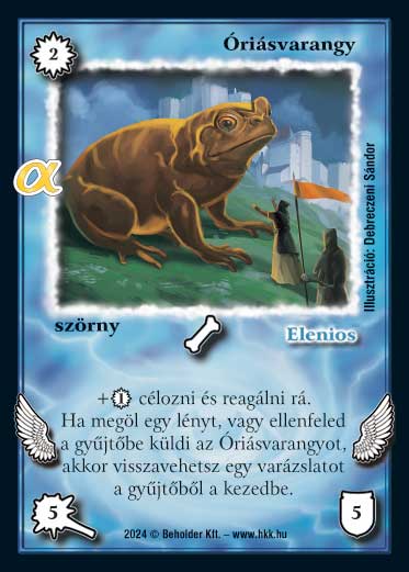 Kiadás: Alfa Pakli - Boszorkányok
Gyakoriság: ritka