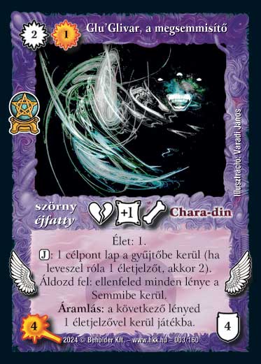 Kiadás: Varázsdimenzió
Gyakoriság: ritka