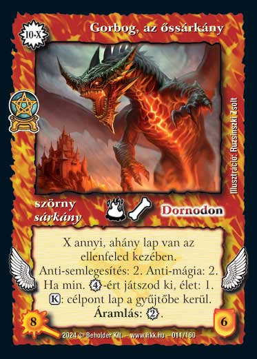 Kiadás: Varázsdimenzió
Gyakoriság: ritka