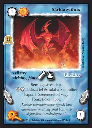 Kiadás: Alappakli, 11. kiadás
Gyakoriság: ritka